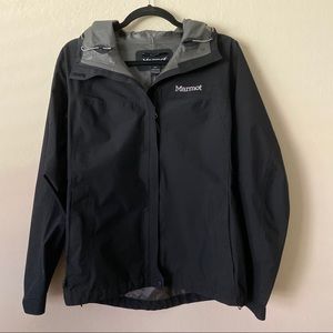 Marmot GORE-TEX Black Raincoat/Outer Shell